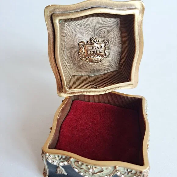 New Edgar Berebi Limited Edition Marcel Fox Box Collectible Jewelry Box